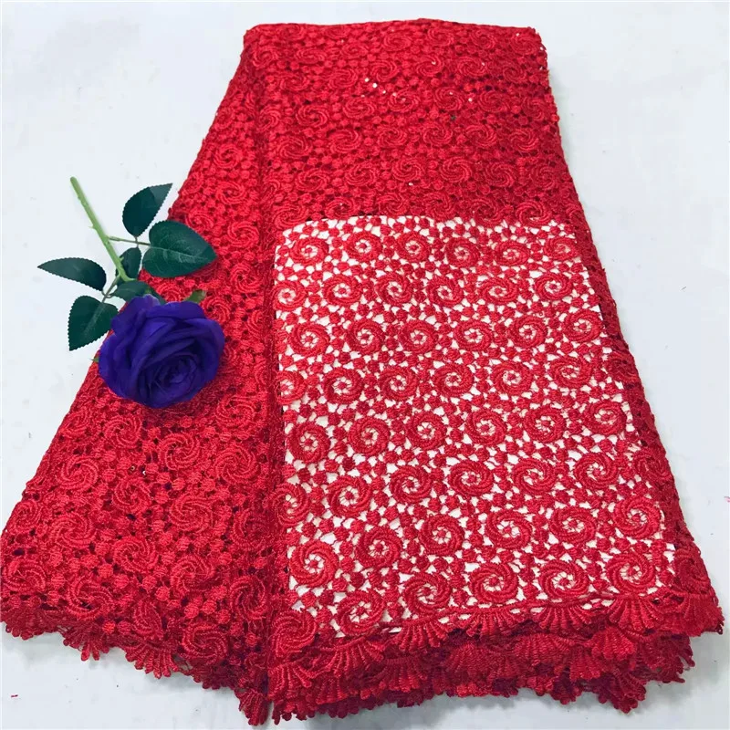 

African tulle lace Hot new for Multi Color guipure african sequence cord lace fabric for Nigerian wedding dresses WD110902