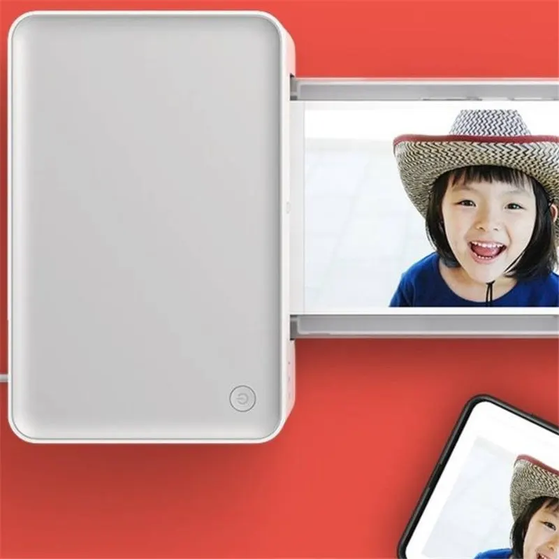 Xiaomi фото принтер бумажный набор Тепловая Сублимация мелко восстанавливает