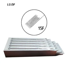 1215F предварительно сделанные Одноразовые стерилизованные иглы татуировки плоским шейдеров иглы 316 Нержавеющая сталь для татуировки Советы 50 шт./кор