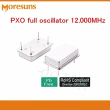 50 шт./лот прямоугольный DIP14 кварцевый кристаллический осциллятор PXO полный генератор 12,000 МГц/20,000 МГц/11,2896 МГц/75 МГц/10 МГц
