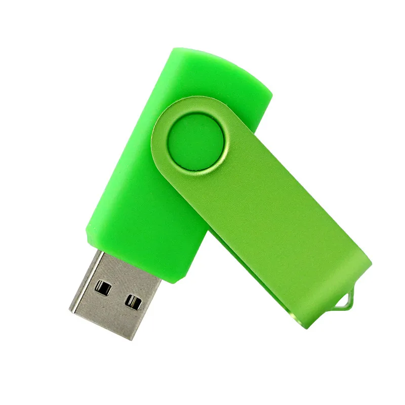 Вращающийся зажимы USB Flash Drive 64 ГБ накопитель 8 ГБ 16 ГБ 32 ГБ USB 2,0 флешки 128 ГБ флэш-карты USB флешки