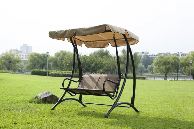 Outdoor high end luxury double swing quality garden rocking chairin