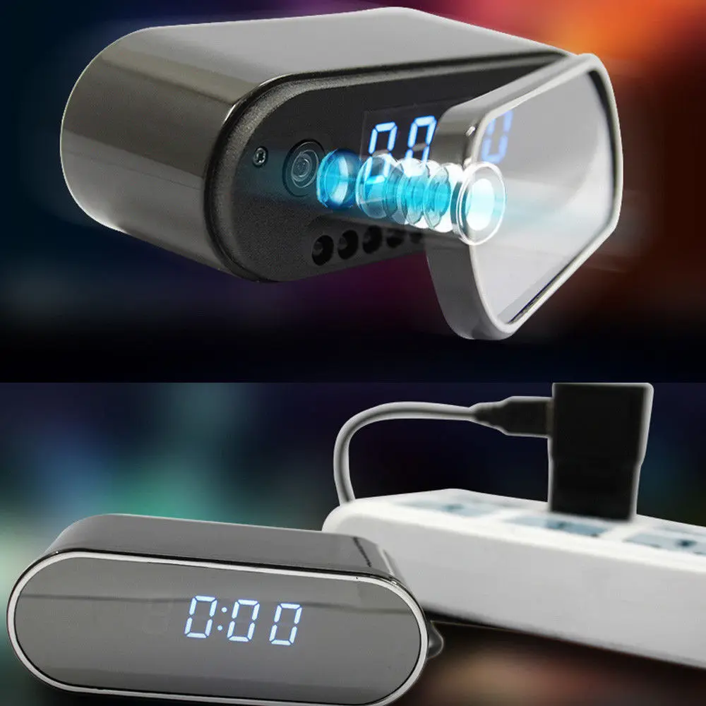 Volemer 2018 новая мини камера Будильник P2P ИК Ночное Видение Wifi IP 1080 DV DVR видеокамера