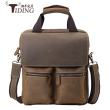 Brand Men bag Casual men's briefcase shoulder Bags Laptop crossbody messenger bag men crazy horse leather men's travel bags 2017 Brand Men bag Casual men's briefcase shoulder Bags Laptop crossbody messenger bag men crazy horse leather men's travel bags 2017