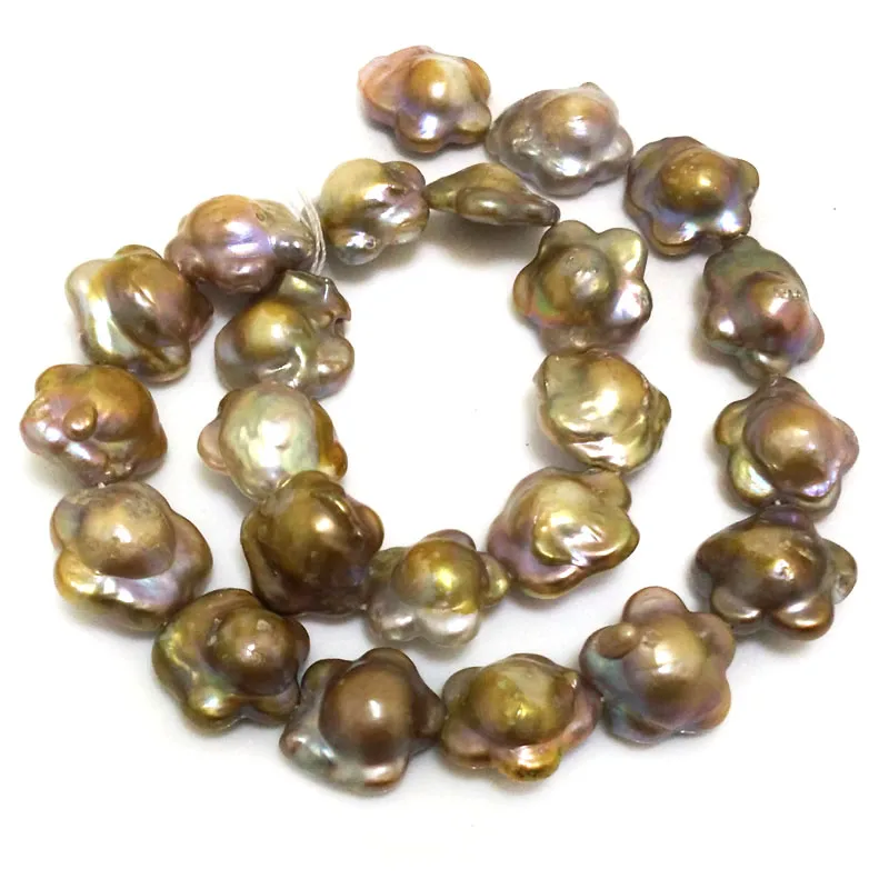Жемчуг барокко 16 дюймов 17 мм|baroque pearl|16 inchpearl pearls |