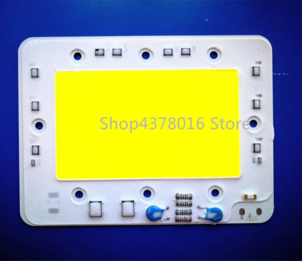 Высокая мощность LED COB чип 50 Вт 100 150 Светодиодная лампа 220 В 110 водонепроницаемый IP65