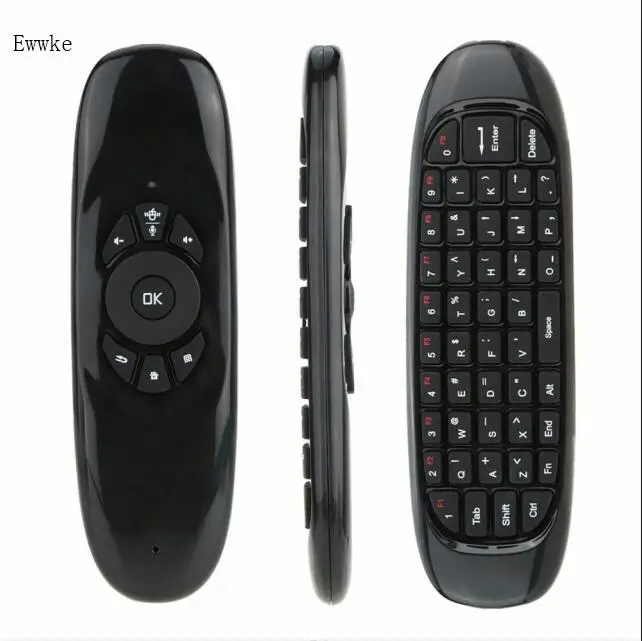 C120 Fly Air Mouse беспроводная клавиатура для ТВ-приставки 2 4G перезаряжаемый пульт