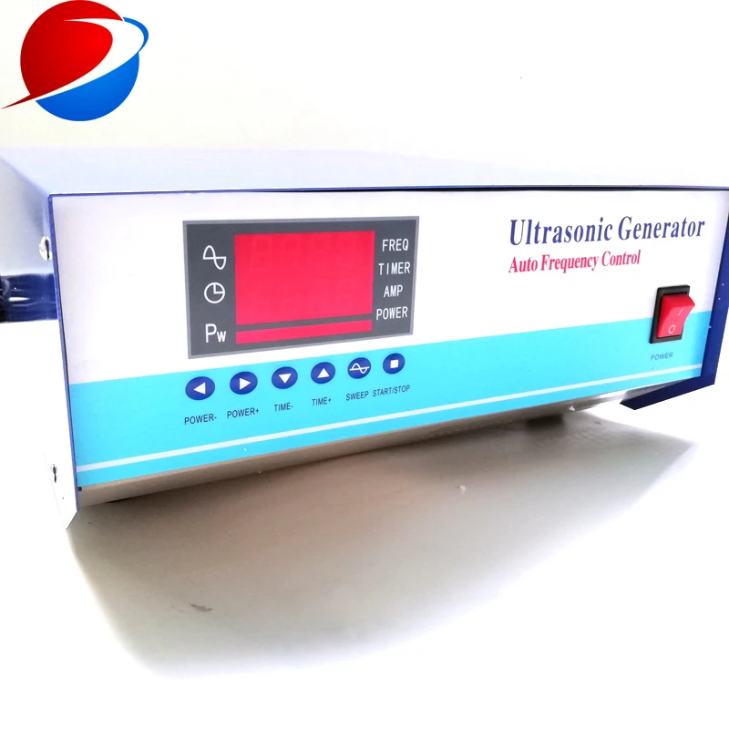 US $480.00 Three Frequency 28K41K123K Ultrasonic Cleaning Generator 600W With PLC Control For Ultrasonic Transducer Box