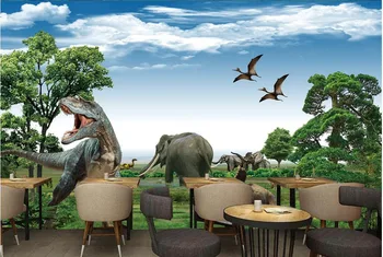

3d wallpaper custom photo non-woven mural The Jurassic dinosaurs 3d wall murals wallpaper for living room decoration painting