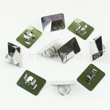 

by ems or dhl 500pcs cosmetic Makeup Mixing Palette Tool Stainless Steel Nail Art Ring Tools hot sale