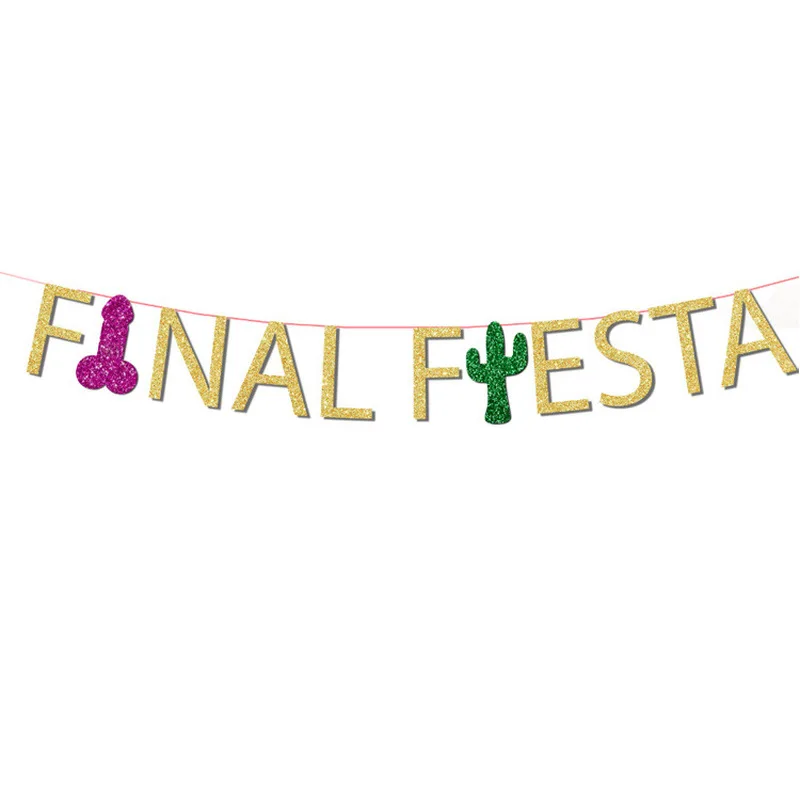 ZLJQ 2018 Мексика Кактус Final Fiesta флаг с надписью бакалавра вечерние баннер курица для