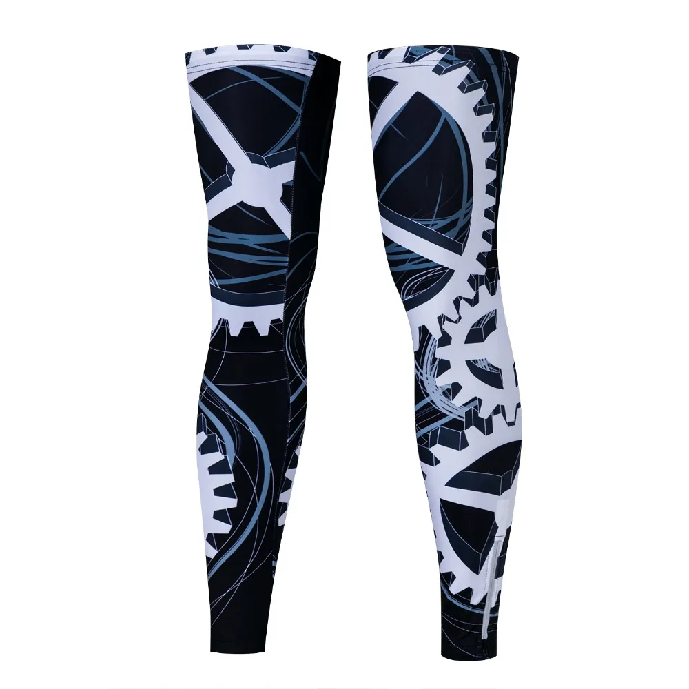 

2019 Anti-slip Leg Warmers Cycling Protect knee warmer Outdoor Sport MTB Bike Bicycle Leggins Windproof Cycling Socks gear red