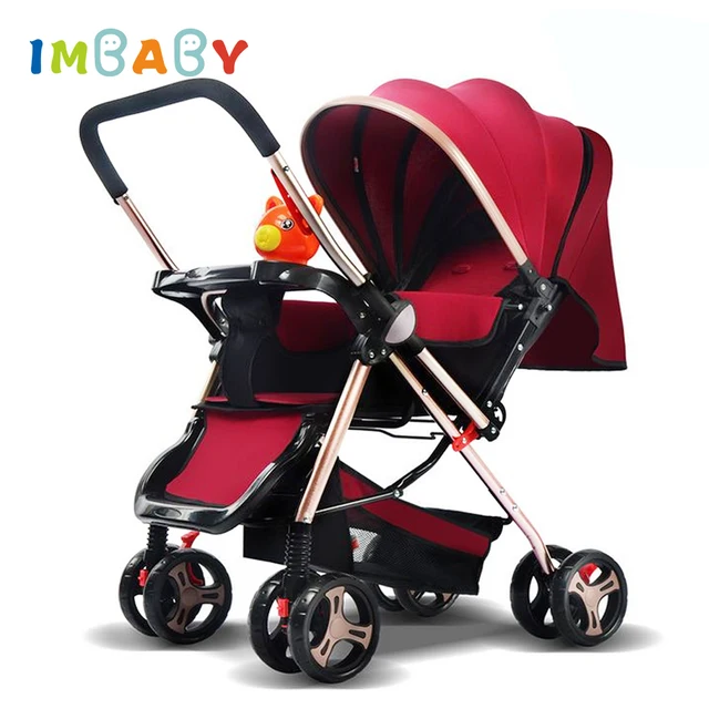 IMBABY Luxury Baby Stroller Carriages Folding Baby Pram For Newborn