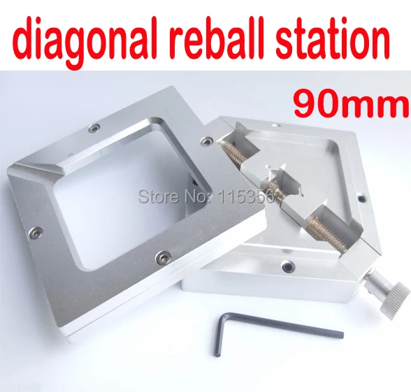 Free shipping 90mm x 90mm BGA reballing station universal reball