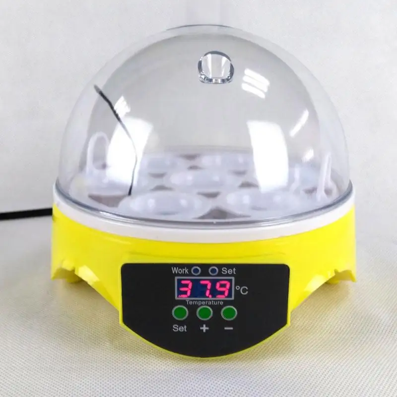 NEW 220V Mini 7 Egg Automatic Incubator Poultry Incubator Brooder Digital Temperature Hatchery Egg Incubator Chicken Duck Bird NEW 220V Mini 7 Egg Automatic Incubator Poultry Incubator Brooder Digital Temperature Hatchery Egg Incubator Chicken Duck Bird