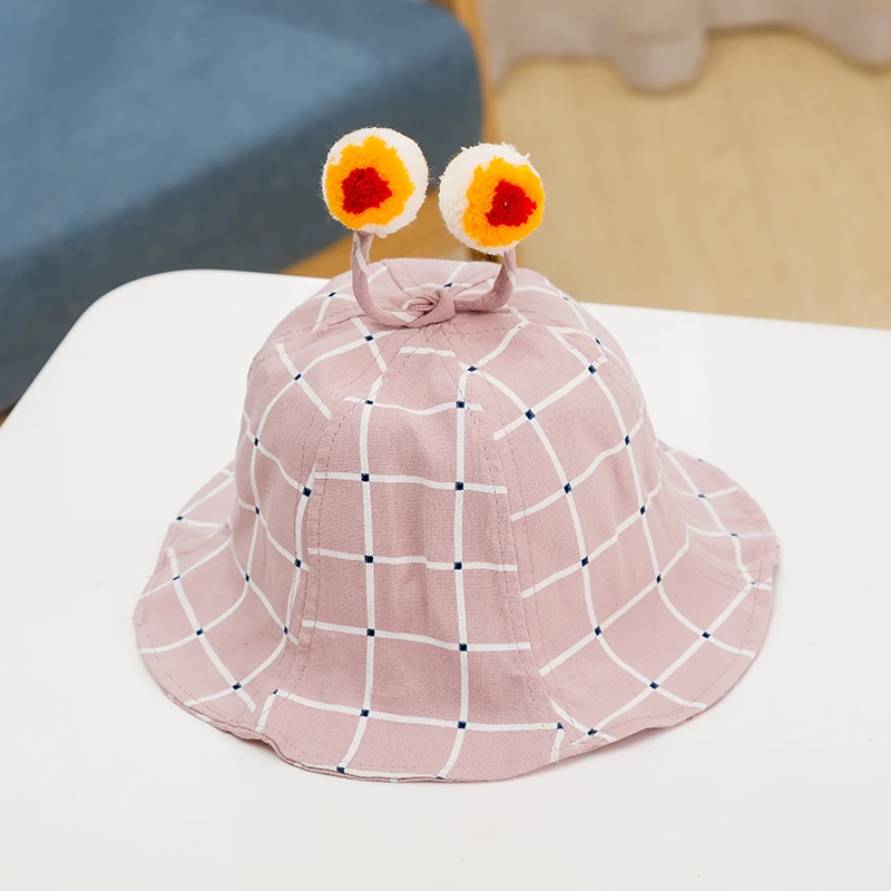 Детская шапка для детей 1-3 лет, рыбацкая шляпа для мальчиков, Корейская версия решетки, шапочка для бассейна