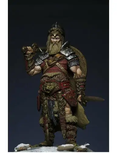 

New Unassembled 1/24 75MM ancient warrior Hermod 75 mm Resin Figure Unpainted Model Kit