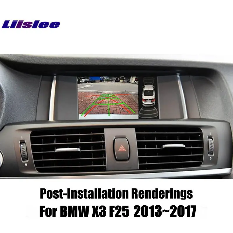 Liislee Original Screen Update System For BMW X3 F25 2013~2017 NBT System / Reversing Module + Rear Camera / Decoding Track Box