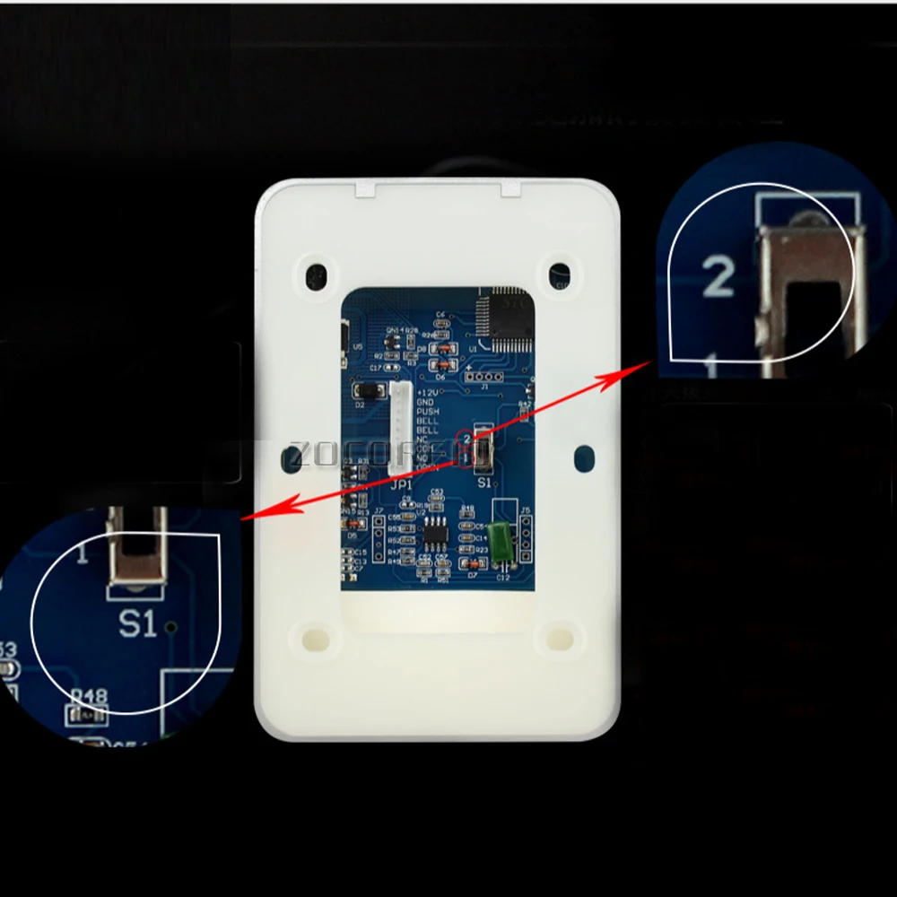 125 кГц EM сенсорной клавиатурой RFID контроля доступа системы безопасности Близость контроля доступа клавиатуры анти-помех расстояние