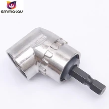 105 Degree Right Angle Drill Short Angle Extension Power Screwdriver Drill Bit 1/4inch Hex Bit Joint Connector Adapter