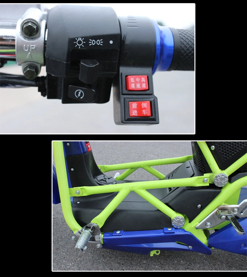 Excellent Motorcycles Electric Scooter 3 Wheel Tricycle Citycoco Popular Cool 72V 1000W High-powered for Adults Cycling The Handicapped 4 Excellent Motorcycles Electric Scooter 3 Wheel Tricycle Citycoco Popular Cool 72V 1000W High-powered for Adults Cycling The Handicapped 4