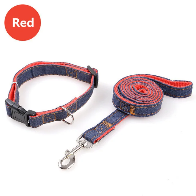 2017-Pets-Use-Dog-Leashes-Collars-Sets-New-Arrival-Strong-Jeans-Cloth-Line-Collar-Leads-Dog.jpg_640x640 (2)