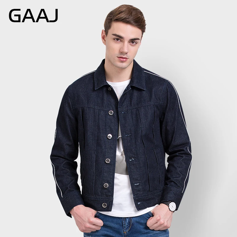 Buy Men Denim Jacket Solid Mens Contrast Color Denim