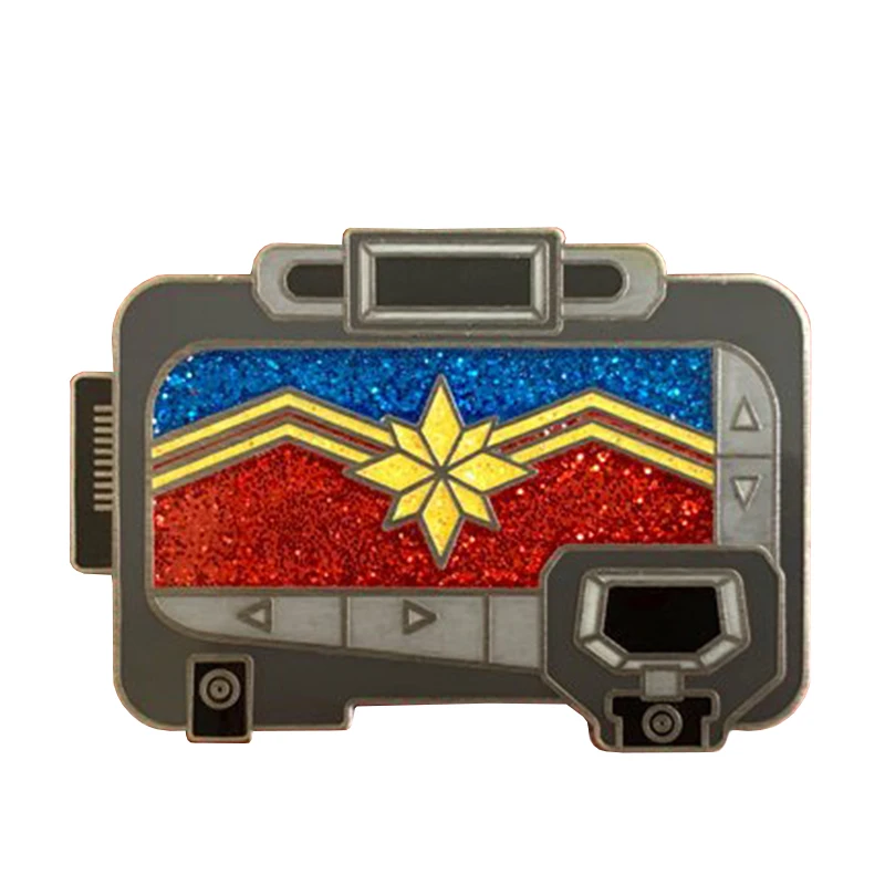 

Captain Marvel Transmitter Pager Enamel Pin