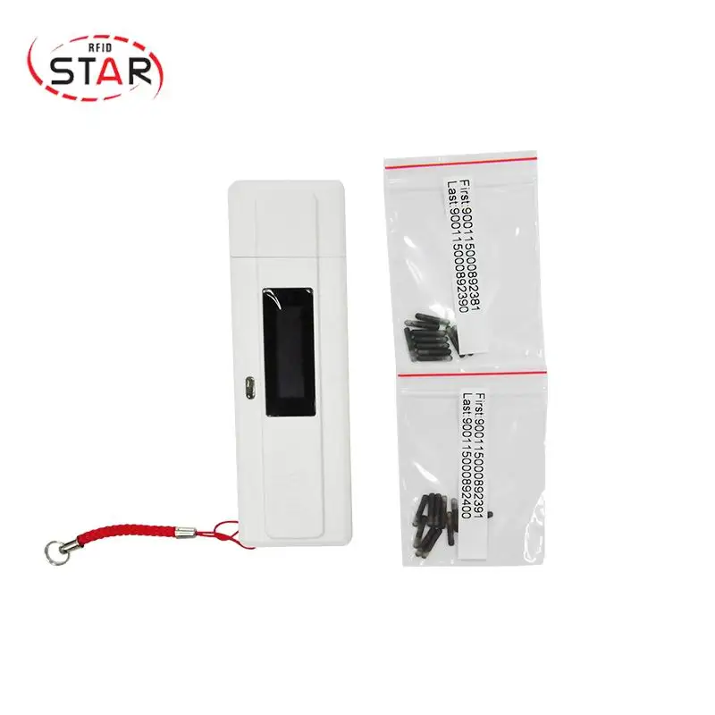 

Pet Id Microchip Reader with 20pcs embedded transponders microchip 2*12mm