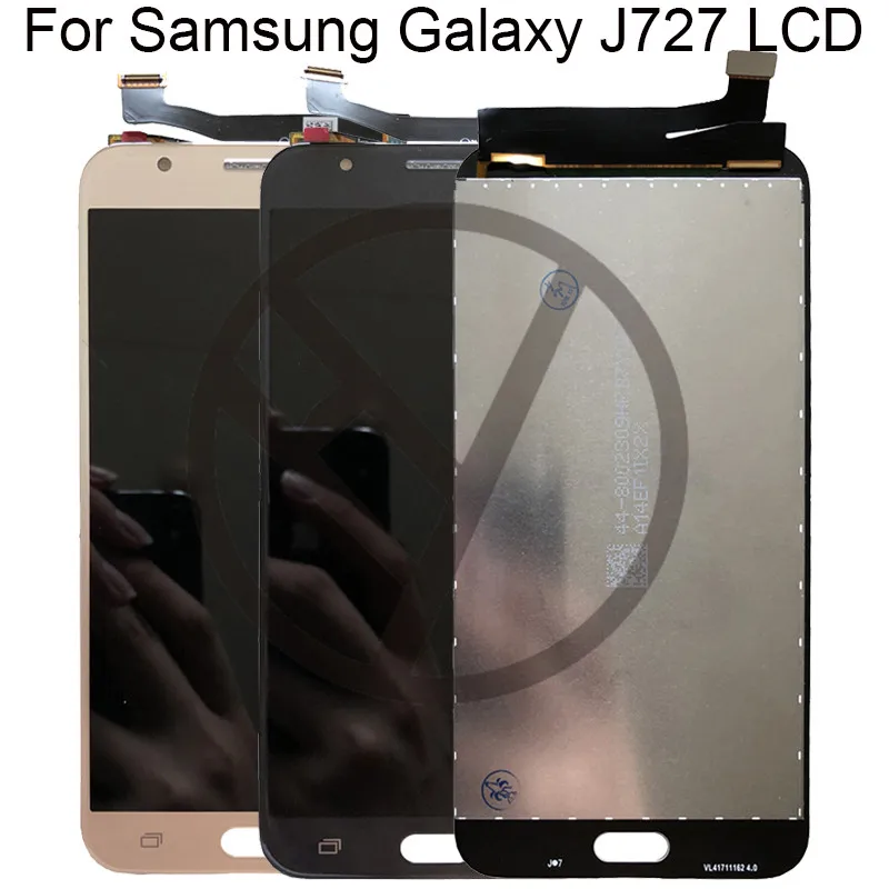 Высококачественный полный дигитайзер lcd s для samsung Galaxy J7 J727 SM-J727P J727V J727A телефон