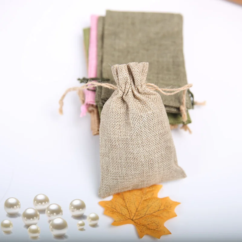 13x18CM Linen Bag Drawstrable Christmas & Wedding Gift Drawstring Bags 10pcs/lot Small Jewelry Flax Fabric Packaging Pouchs 13x18CM Linen Bag Drawstrable Christmas & Wedding Gift Drawstring Bags 10pcs/lot Small Jewelry Flax Fabric Packaging Pouchs
