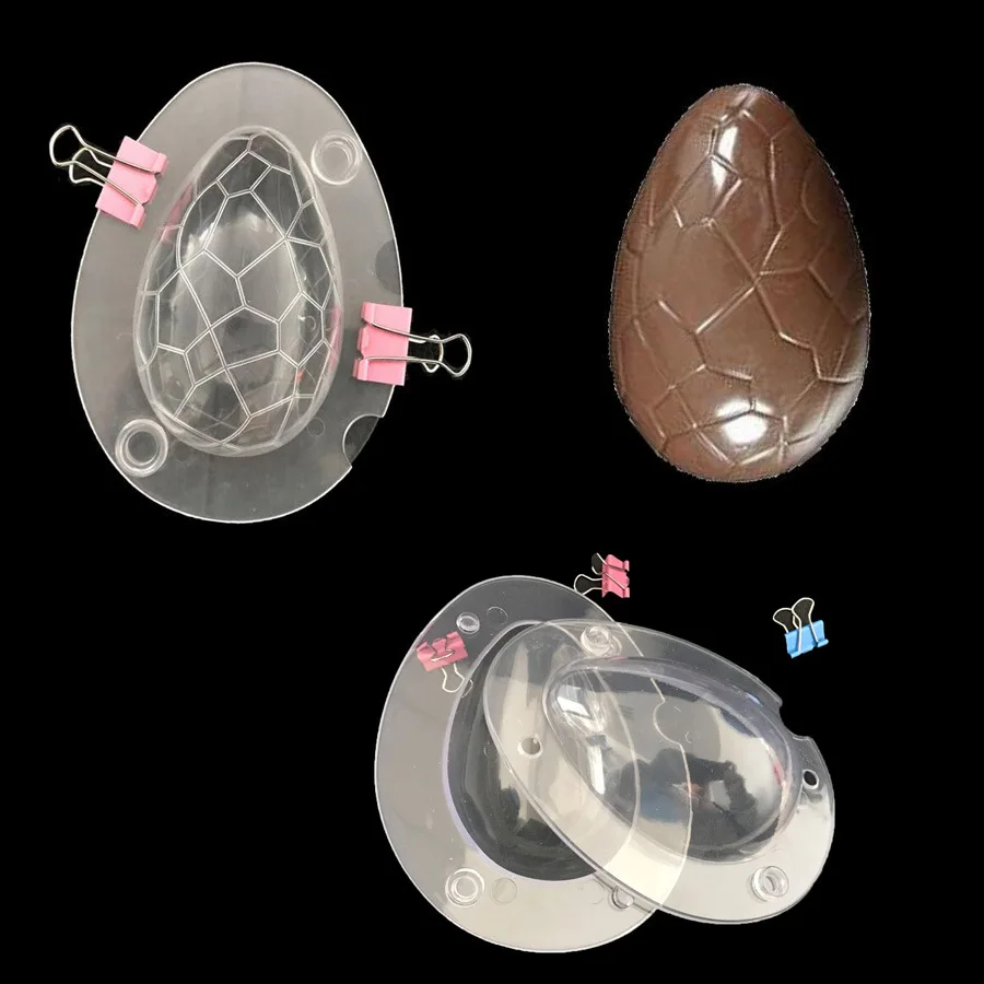 

3d blank dinosaur egg chocolate mold DIY manual chocolate tool