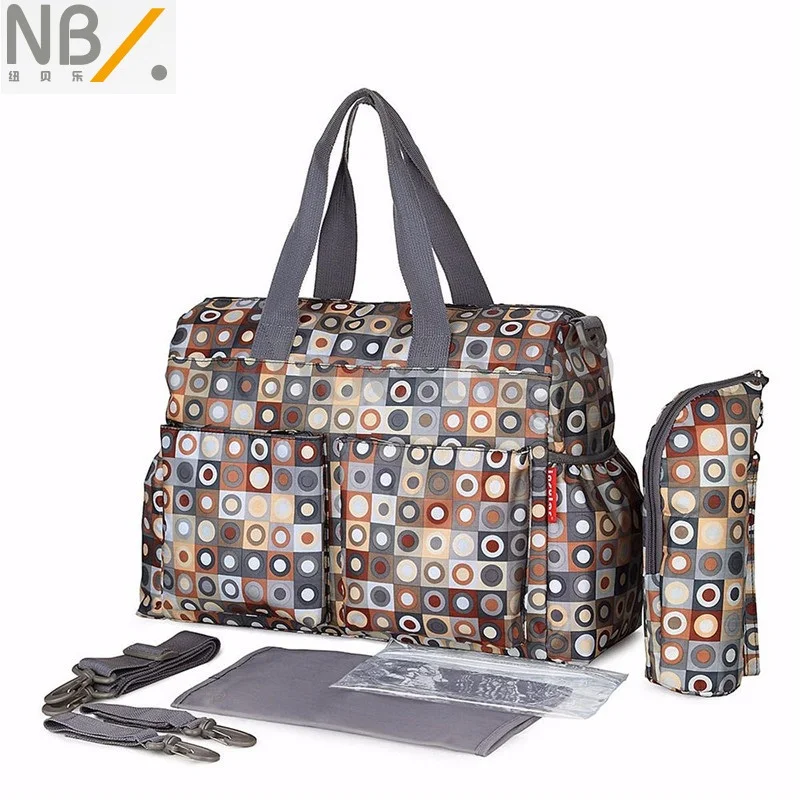 Multifunctional Mommy Changing Set Large Nappy Waterproof Bag Diaper Tote Matdiaper totebag