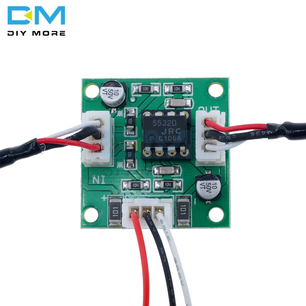 

NE5532 45MA Multiple Amplifier Module OP-AMP HIFI Audio Preamplifier Dual Preamp Board For Bluetooth Pre-am Dual Power Supply