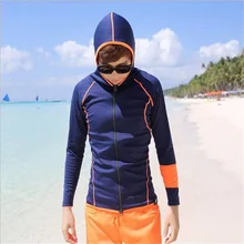 Для мужчин Быстросохнущий костюм для дайвинга Солнцезащитная защита от сыпи гидрокостюм