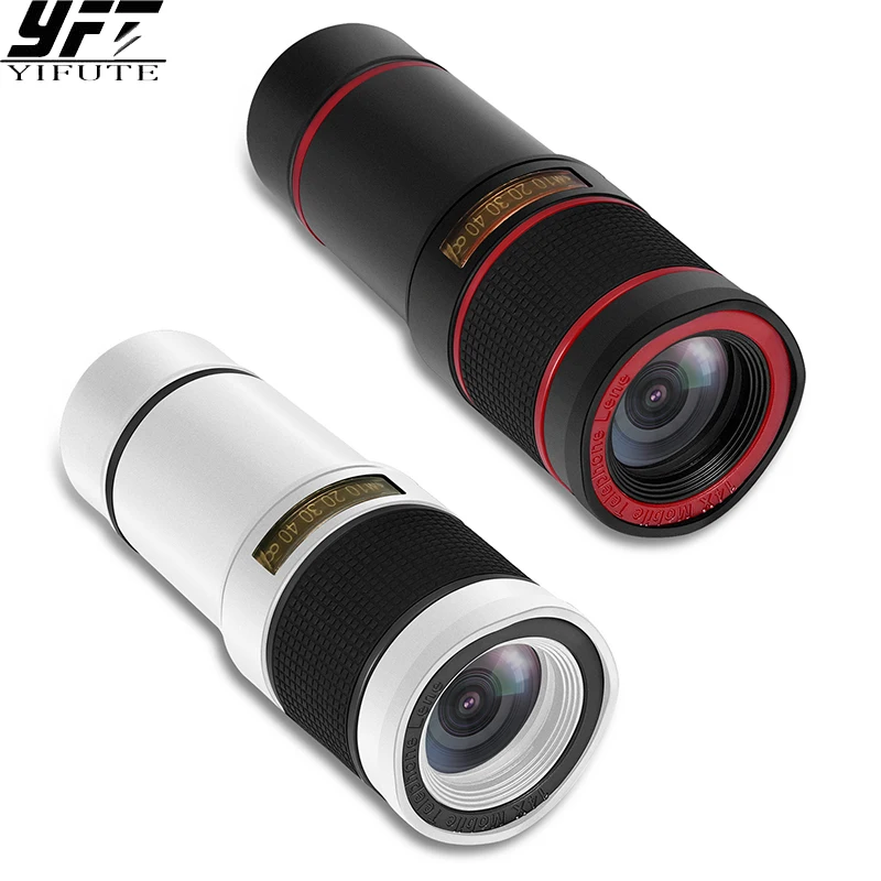 YIFUTE Lenses Universal Clip 14X Zoom Telephoto Lens HD Mobile Phone