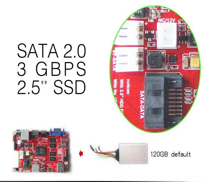 Cubietruck/Cubieboard3 allwinner A20 Dual-core ARM Cortex-A7 2G DDR 8 GeMMC Совет по развитию/android/linux/с открытым исходным кодом