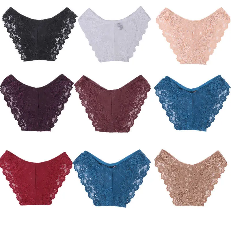 

2018 New Fashion Women Ladies Sexy Panties Lace Printed Briefs Knickers Lingerie Underwear Short Panties