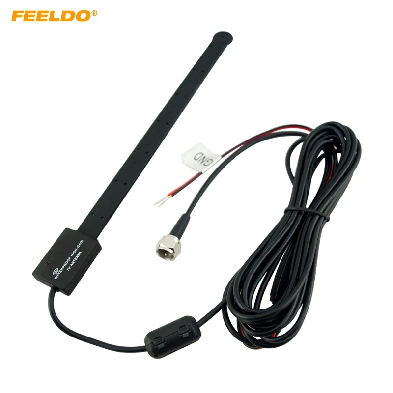 Feeldo 5set Waterproof Flexible Car Active F Connector Digital Dvbt
