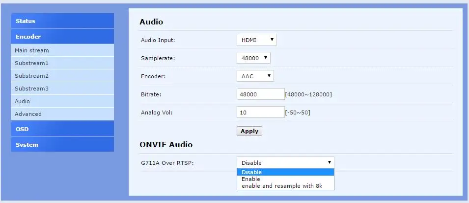 ESZYM H.265/ H.264 SDI WIFI кодер поддержка 3G RTMP для прямых трансляций таких как wowza fms youtube