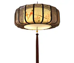 Новая китайская люстра лампа для ресторана классическая лампа для гостиной ткань античный отель чайный домик ручная роспись Круглые лампы