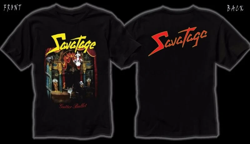 SAVATAGE-Gutter Ballet-американская тяжелая металлическая полоса футболка Размеры S до 6XL |