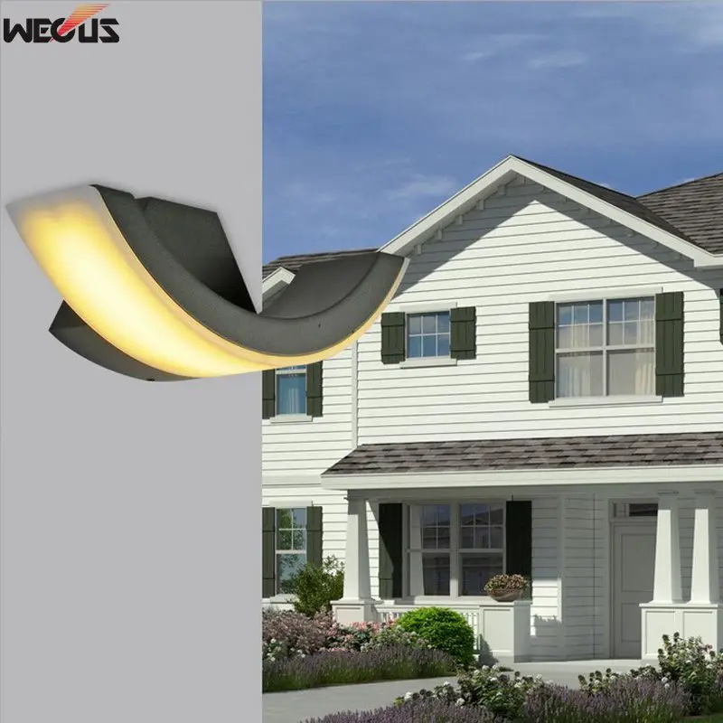 Outdoor waterproof LED wall lamp, die-cast aluminum wall lamp