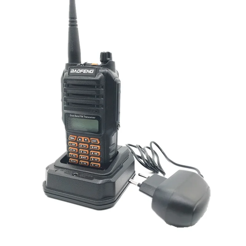 BAOFENG UV-9R плюс 10 Вт портативная рация 10 км водостойкий UHF VHF Любительское радио, Си-Би радиосвязь станция КВ трансивер uv-9r Professional сканер