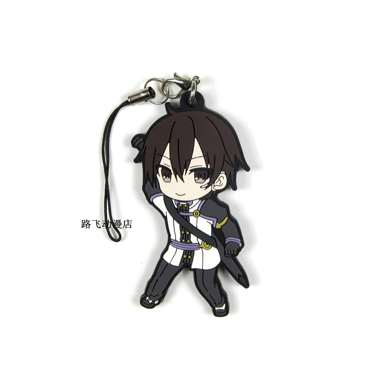 

Rubber Keychain Pendant Action Figure Sword Art Online Kirigaya Kazuto Yuuki Asuna Shinozaki Rika Asada Shino Kirigaya Suguha