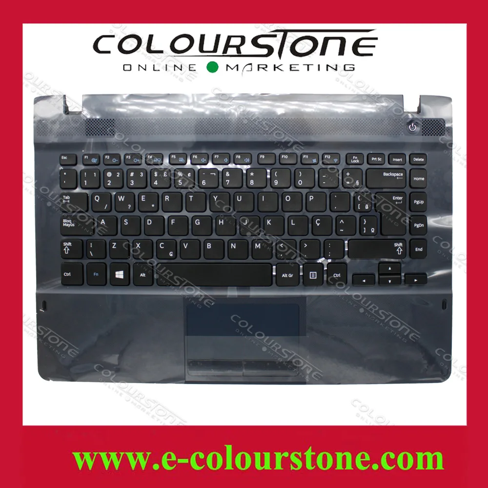 

Free shipping BR Brazil teclado Cover case for Samsung NP270E4E Top case Palmrest Touchpad NP275E4E keyboard 9Z.N8YSN.01E