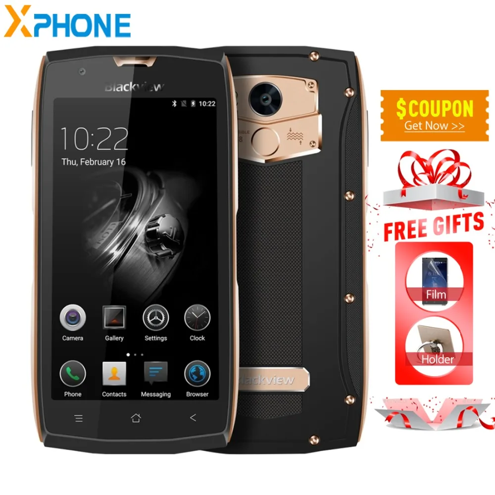 Оригинал Blackview BV7000 Pro 4 ГБ Оперативная память 64 Встроенная MTK6750T Octa Core Android 6 0 г