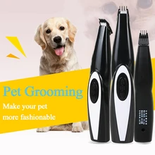 Professional Pet Dog Hair Trimmer Dog Cat Grooming Rechargeable Low-noise Pet Cutter Machine Shaver Electric Scissor Clipper zowael rfc 280a electric rechargeable hair trimmer pet cat dog fur clipper