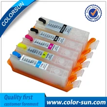 5 unids pgi-250 cli-251 pgi250 cartucho de tinta recargable para canon ip7220 ip8720 mg5420 mx722 mx922 mg6420 ix6820 con la viruta del arco