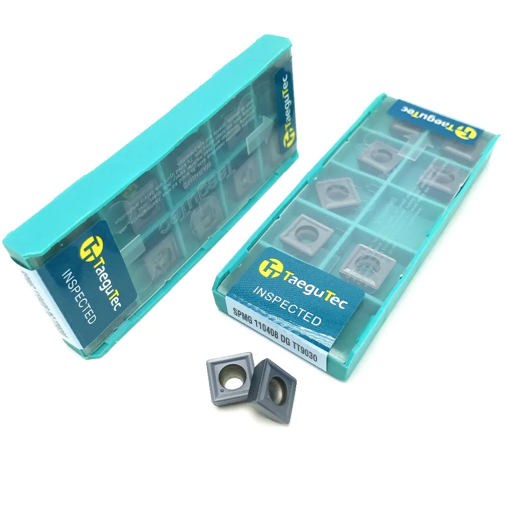 

10pcs High quality SPMG110408 TT9030 10pcs External Turning Tools Carbide insert Lathe cutter Tool Tokarnyy turning insert